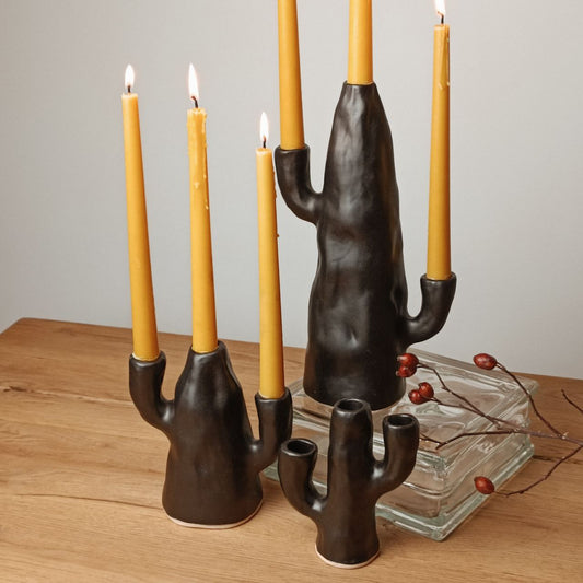 Candle Holder, Black