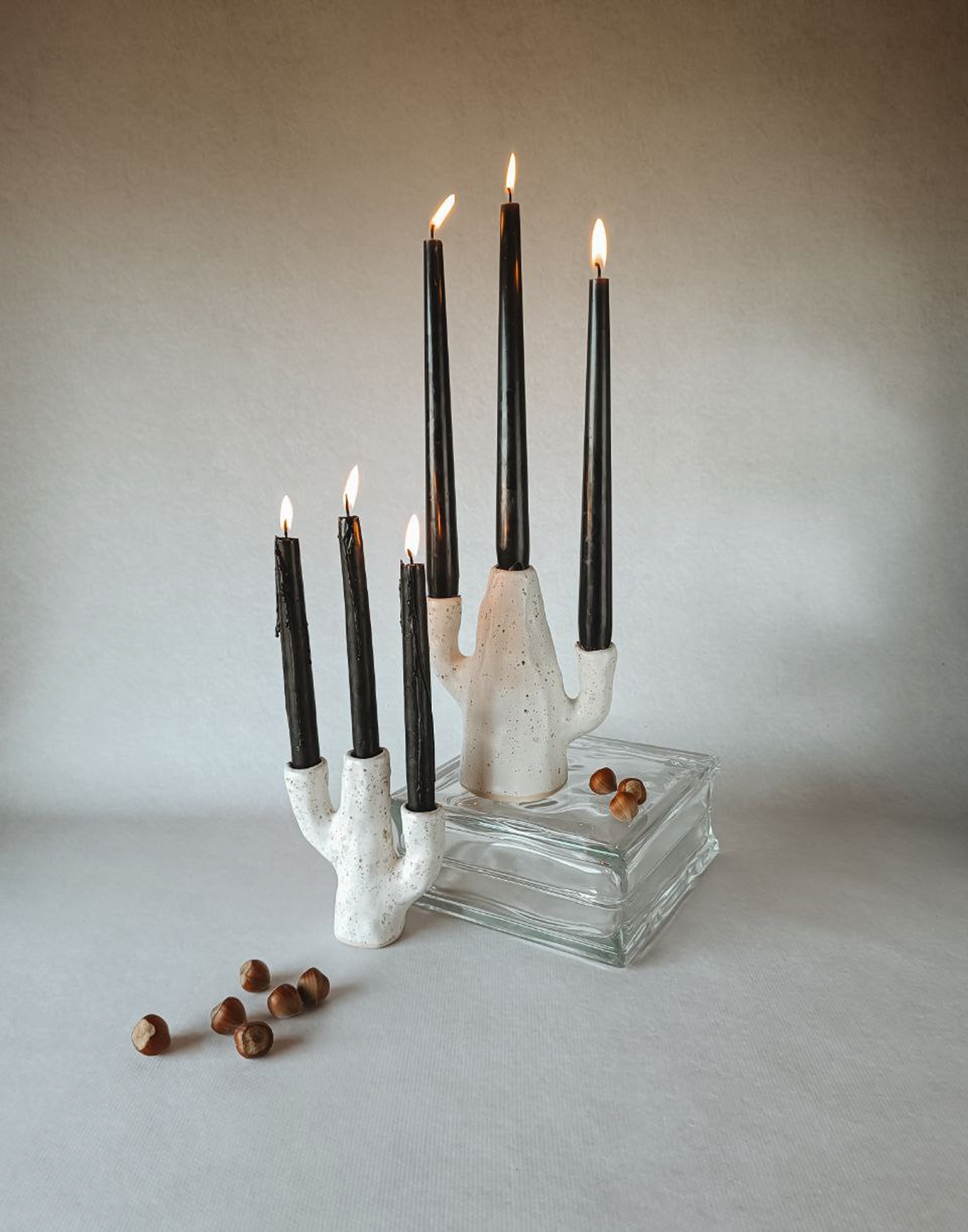 Candle Holder, White