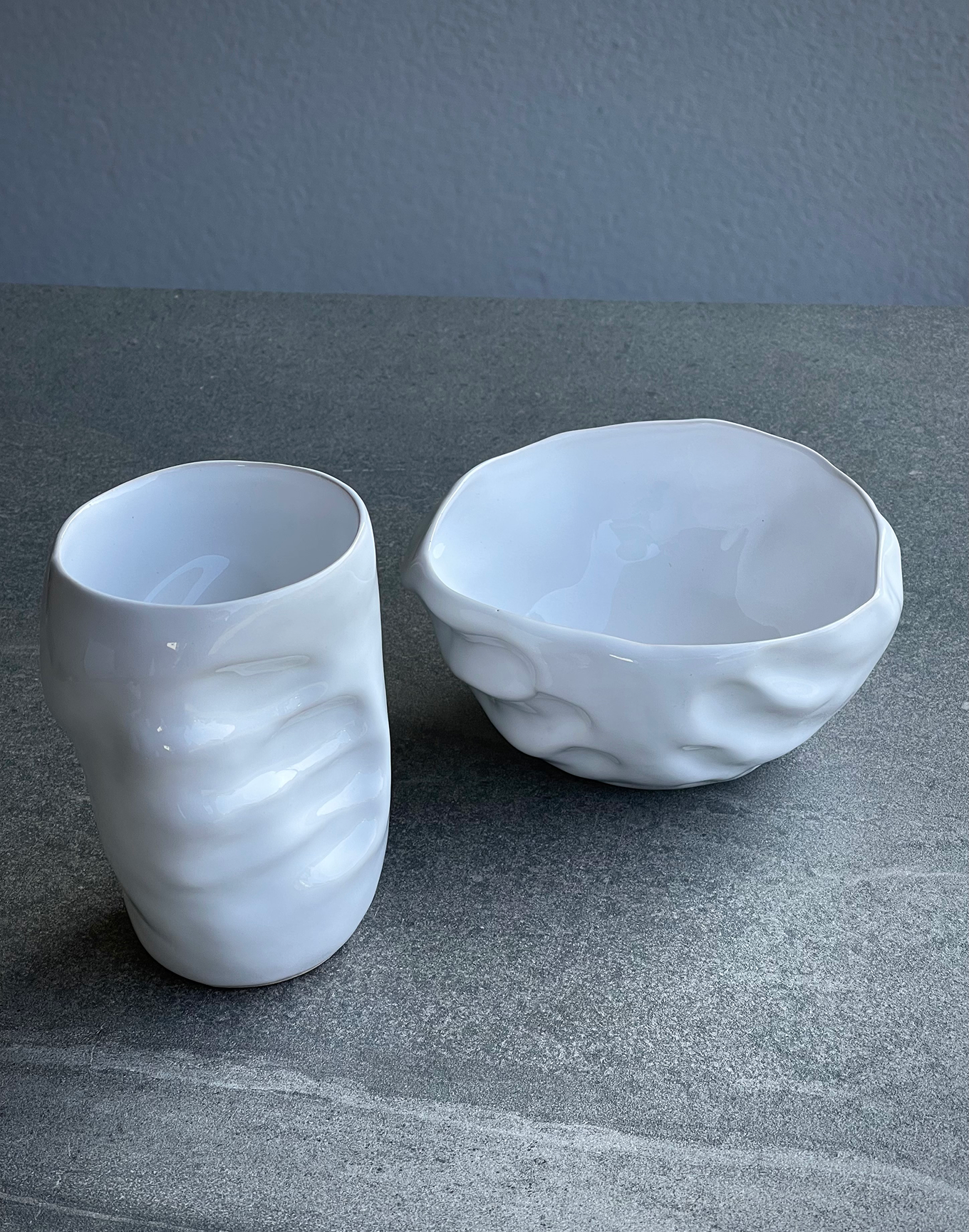 Ceramic Dishwater Set, front